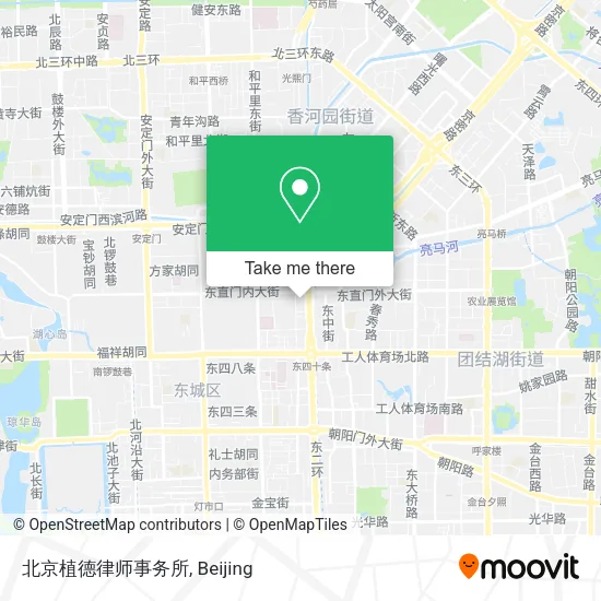 北京植德律师事务所 map