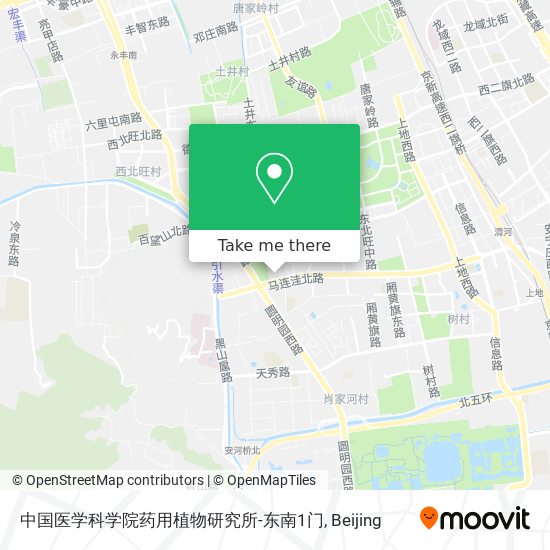 中国医学科学院药用植物研究所-东南1门 map