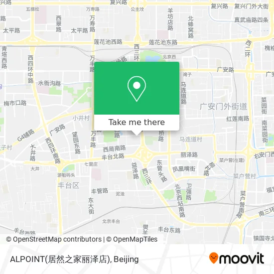 ALPOINT(居然之家丽泽店) map