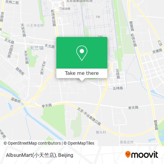 AlbsunMart(小天竺店) map