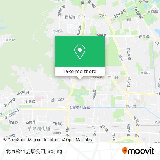 北京松竹会展公司 map