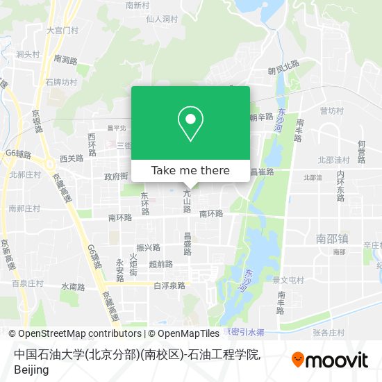 中国石油大学(北京分部)(南校区)-石油工程学院 map
