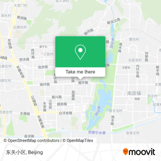 东关小区 map