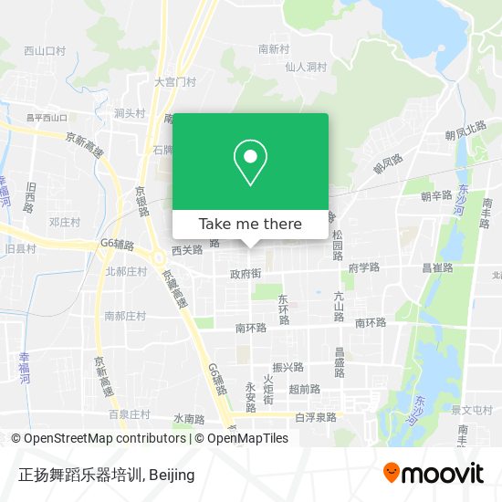 正扬舞蹈乐器培训 map