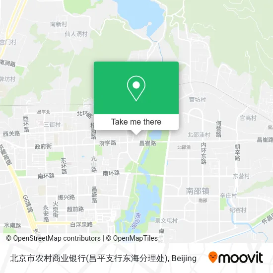 北京市农村商业银行(昌平支行东海分理处) map