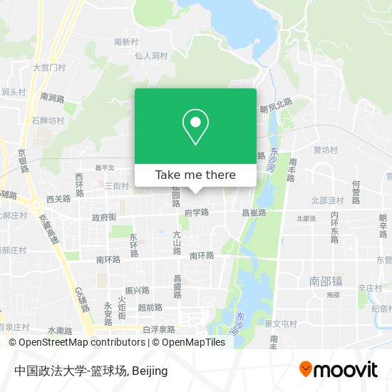 中国政法大学-篮球场 map