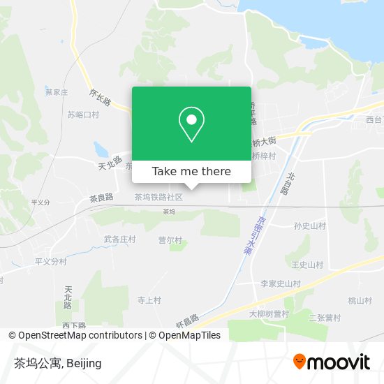 茶坞公寓 map