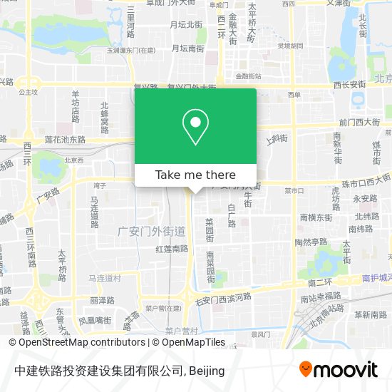 中建铁路投资建设集团有限公司 map