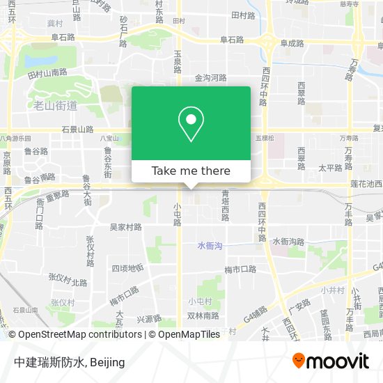中建瑞斯防水 map