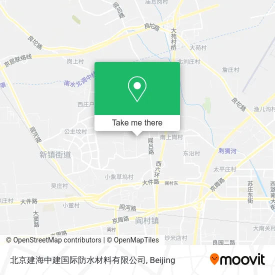 北京建海中建国际防水材料有限公司 map