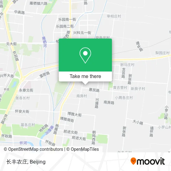 长丰农庄 map