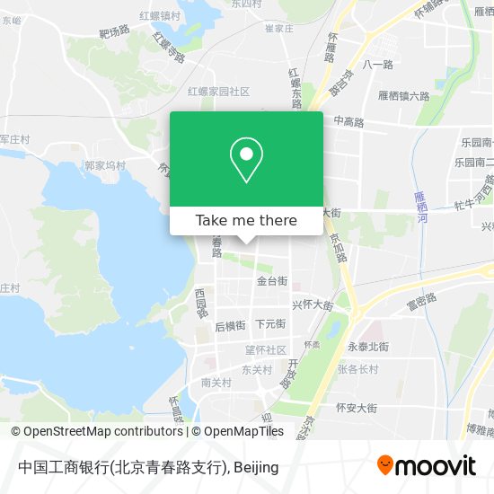 中国工商银行(北京青春路支行) map