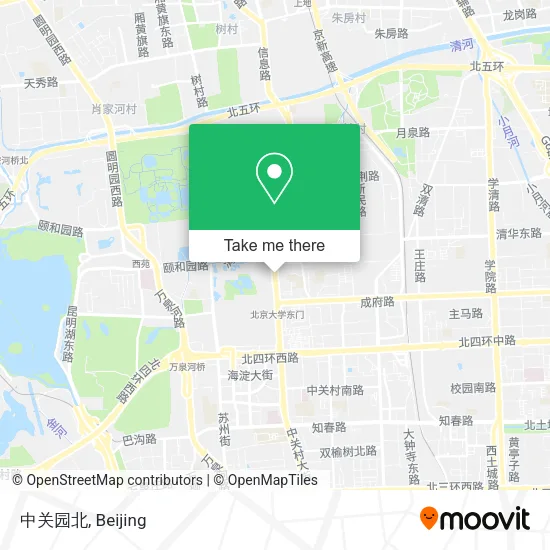 中关园北 map