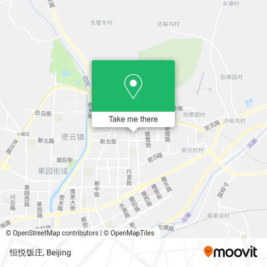 恒悦饭庄 map