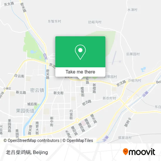老吕柴鸡锅 map