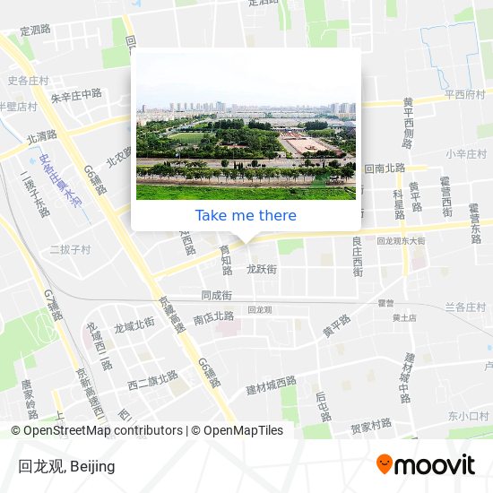 回龙观 map