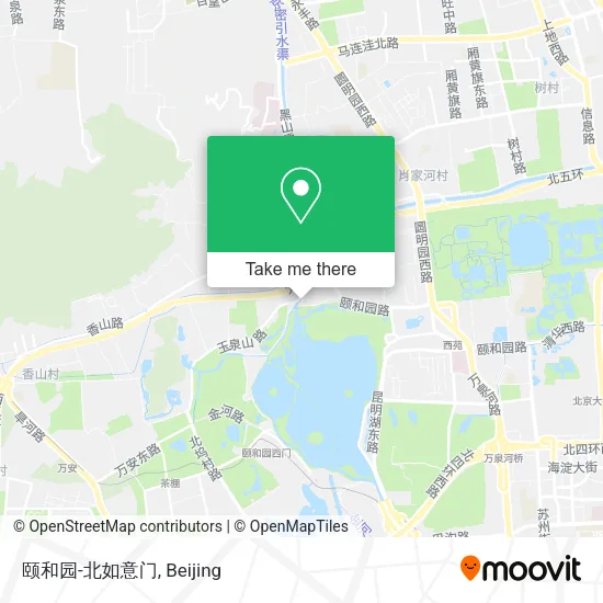 颐和园-北如意门 map