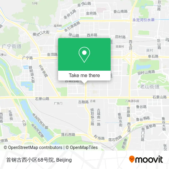 首钢古西小区68号院 map