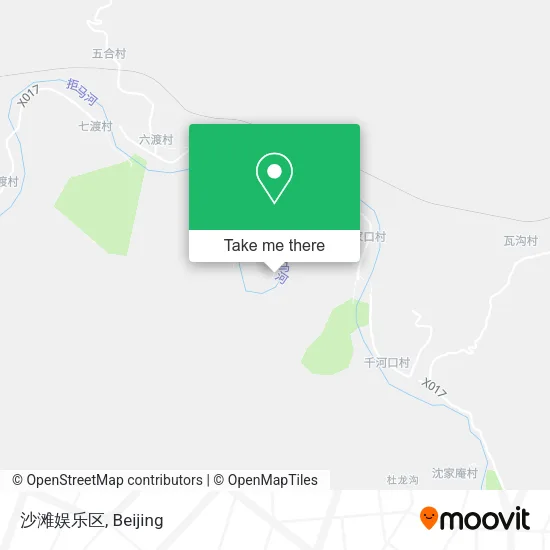 沙滩娱乐区 map