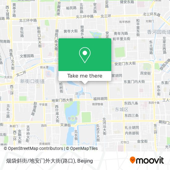 烟袋斜街/地安门外大街(路口) map