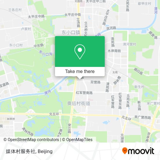 媒体村服务社 map