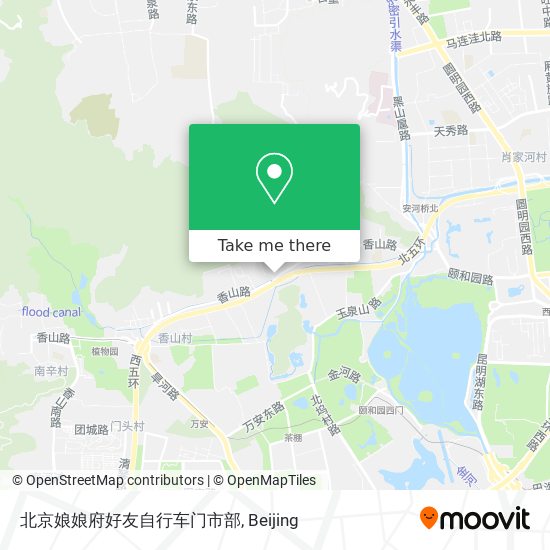 北京娘娘府好友自行车门市部 map