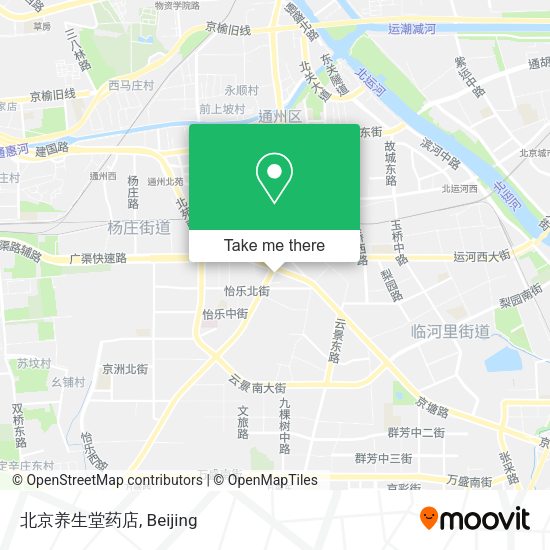 北京养生堂药店 map