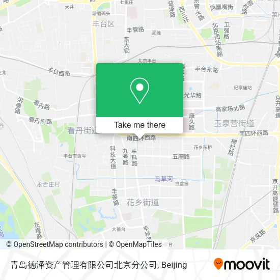 青岛德泽资产管理有限公司北京分公司 map