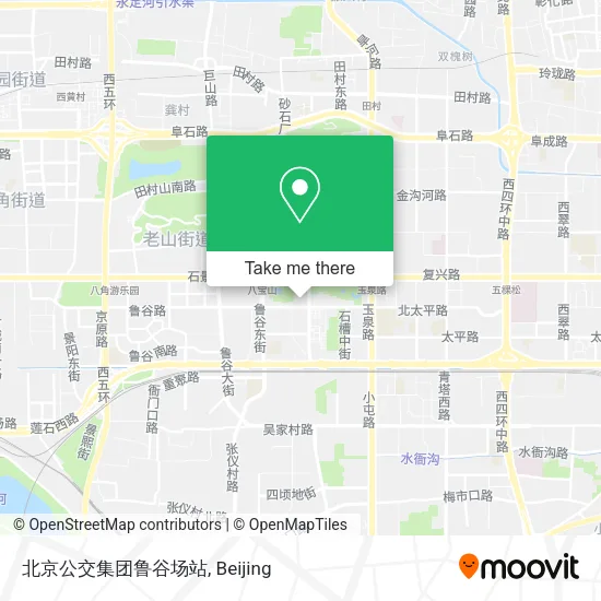 北京公交集团鲁谷场站 map