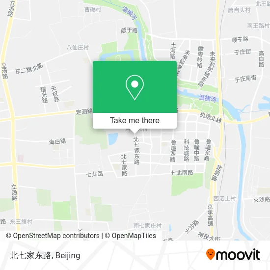 北七家东路 map