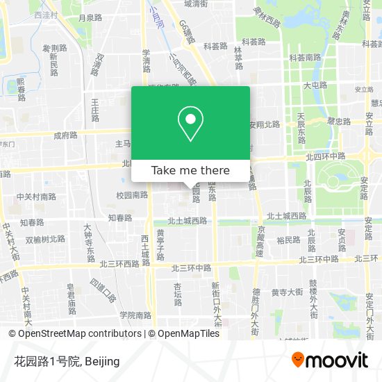花园路1号院 map