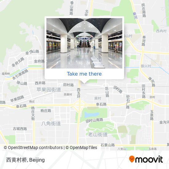 西黄村桥 map