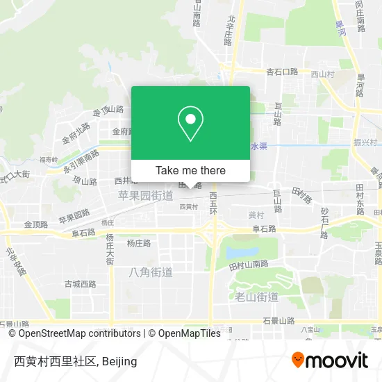 西黄村西里社区 map