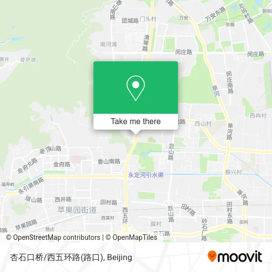 杏石口桥/西五环路(路口) map