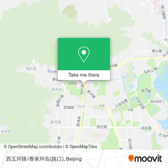西五环路/香泉环岛(路口) map