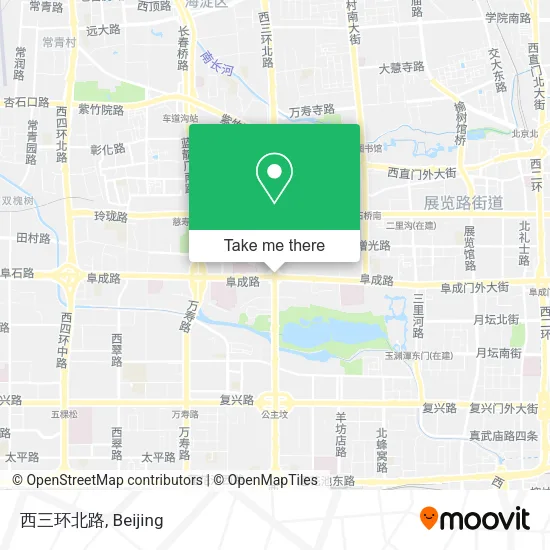 西三环北路 map