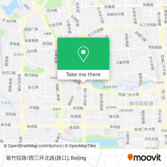 紫竹院路/西三环北路(路口) map