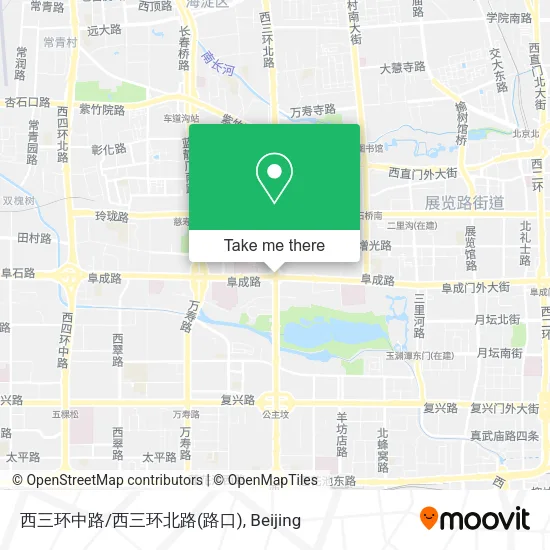 西三环中路/西三环北路(路口) map