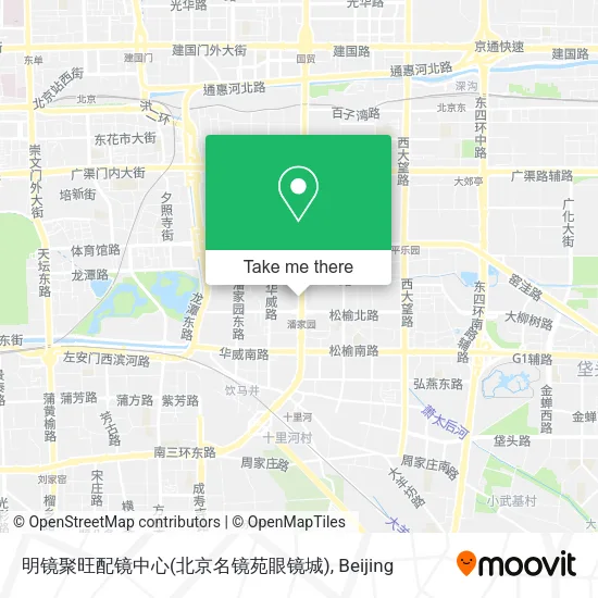 明镜聚旺配镜中心(北京名镜苑眼镜城) map