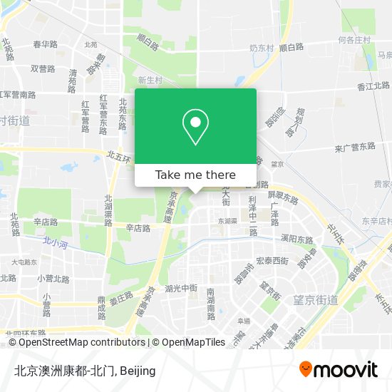 北京澳洲康都-北门 map