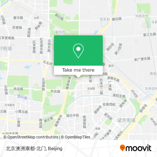 北京澳洲康都-北门 map