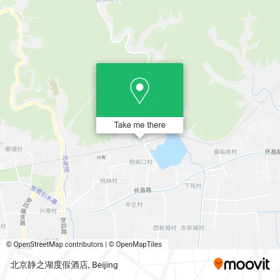 北京静之湖度假酒店 map