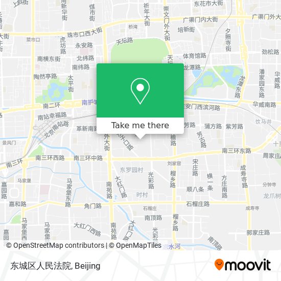 东城区人民法院 map