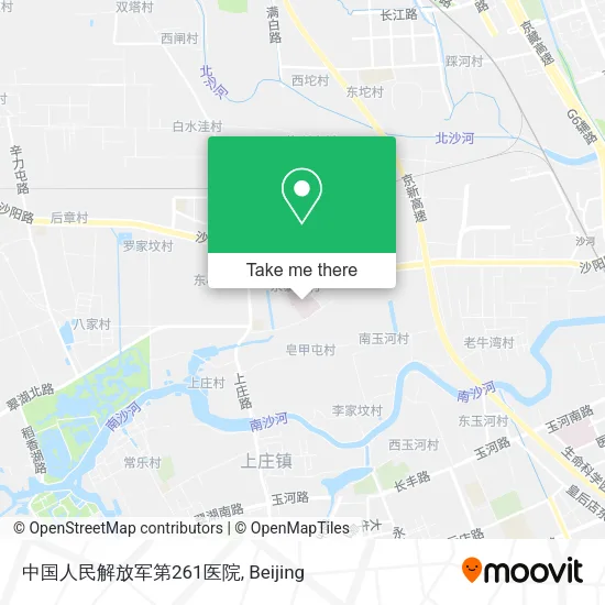 中国人民解放军第261医院 map