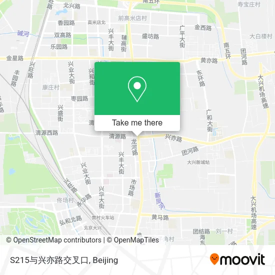 S215与兴亦路交叉口 map