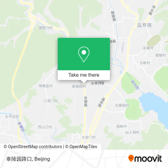 泰陵园路口 map