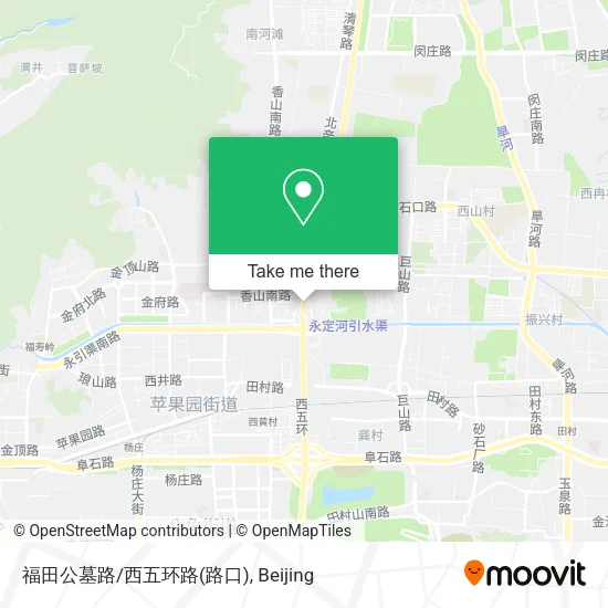 福田公墓路/西五环路(路口) map
