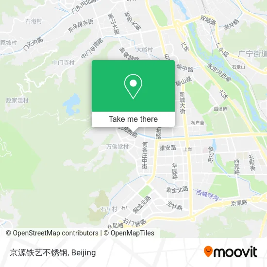 京源铁艺不锈钢 map