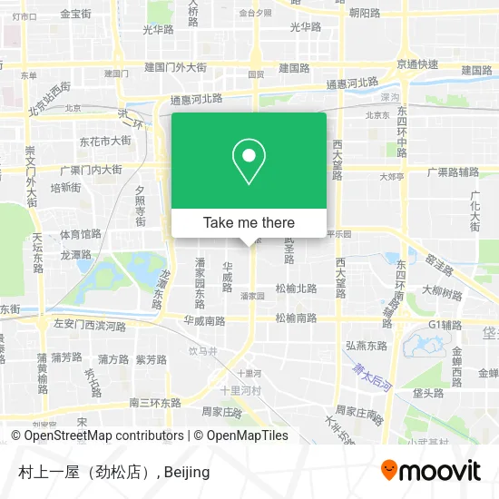 村上一屋（劲松店） map