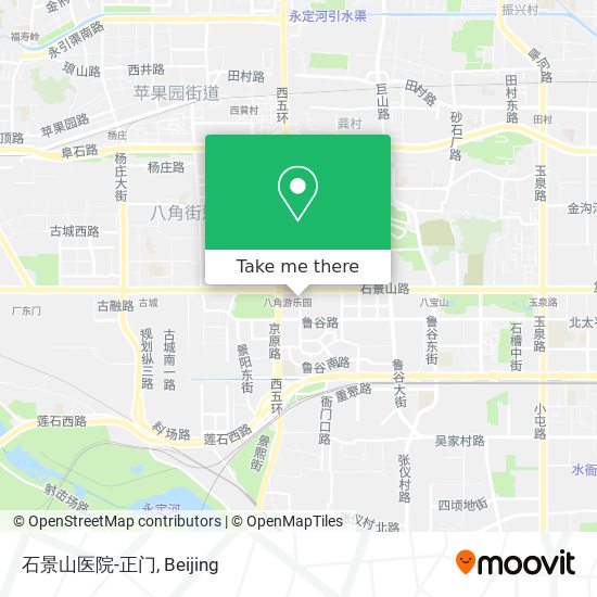 石景山医院-正门 map